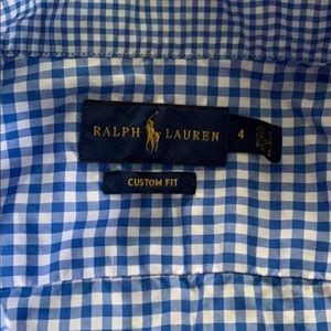 Ralph Lauren long sleeve shirt. Custom fit.